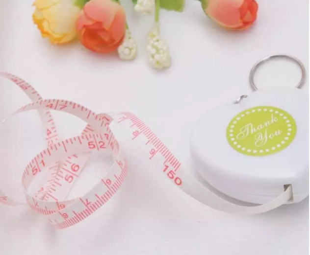 Wear Resistance Creative Promotional Gifts Tape Keychain Keyrings