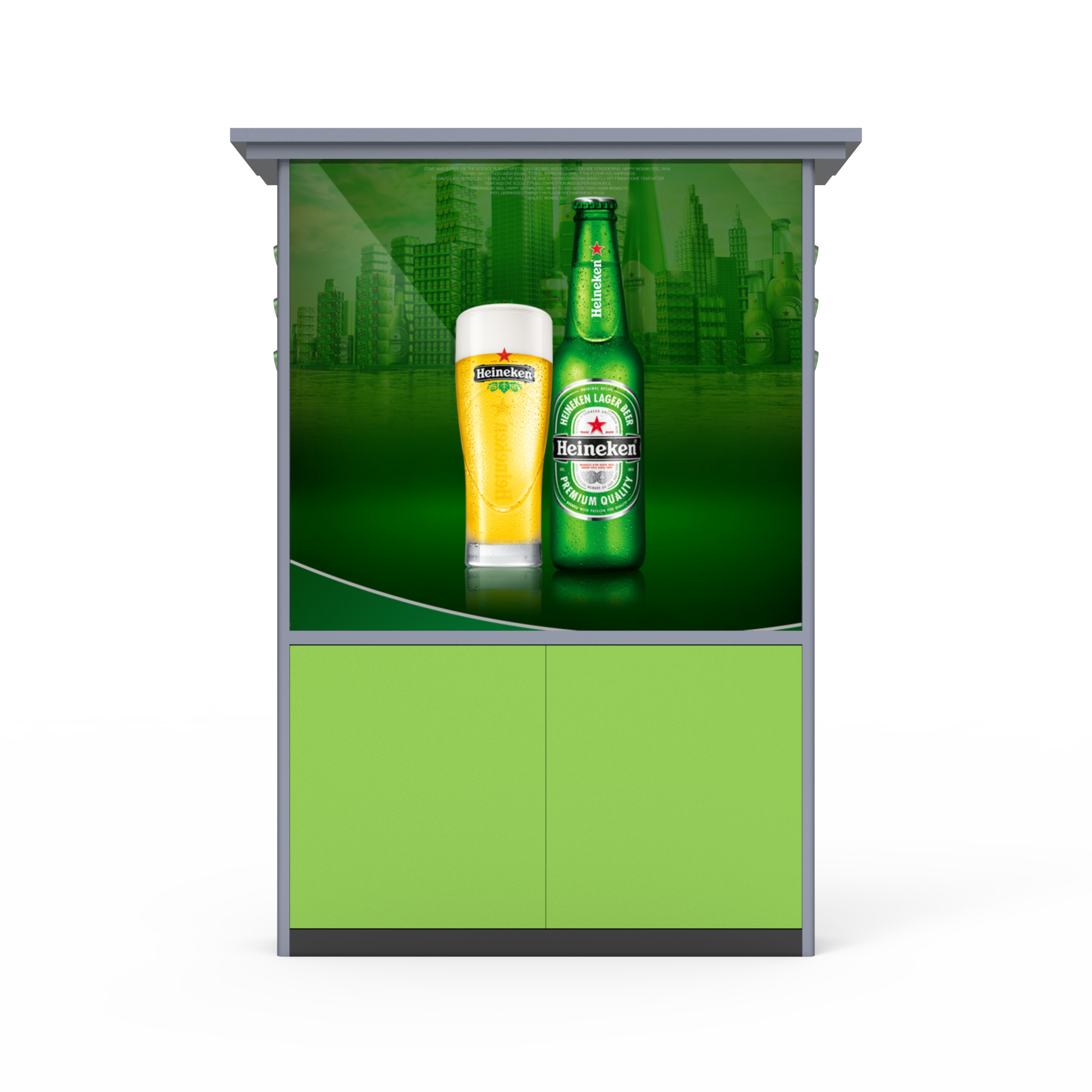 Commercial Supermarket Blade Advertising Recycling Machine