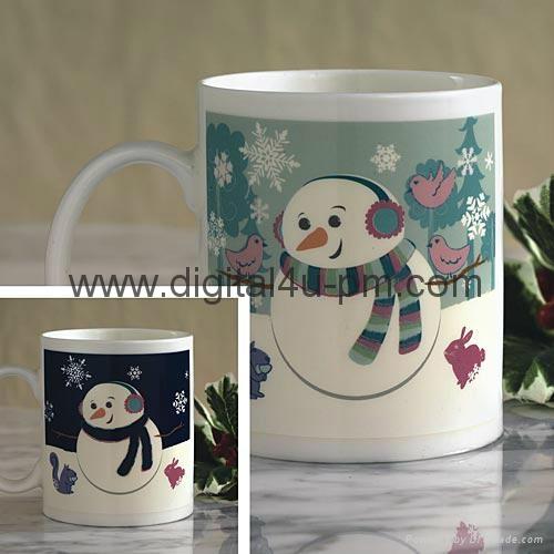 Quality Christmas color-changing mugs for sale