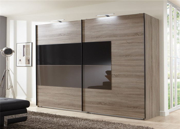 Free Standing Hinged Door Wardrobes Bedroom Shutter Door Wardrobe For Family