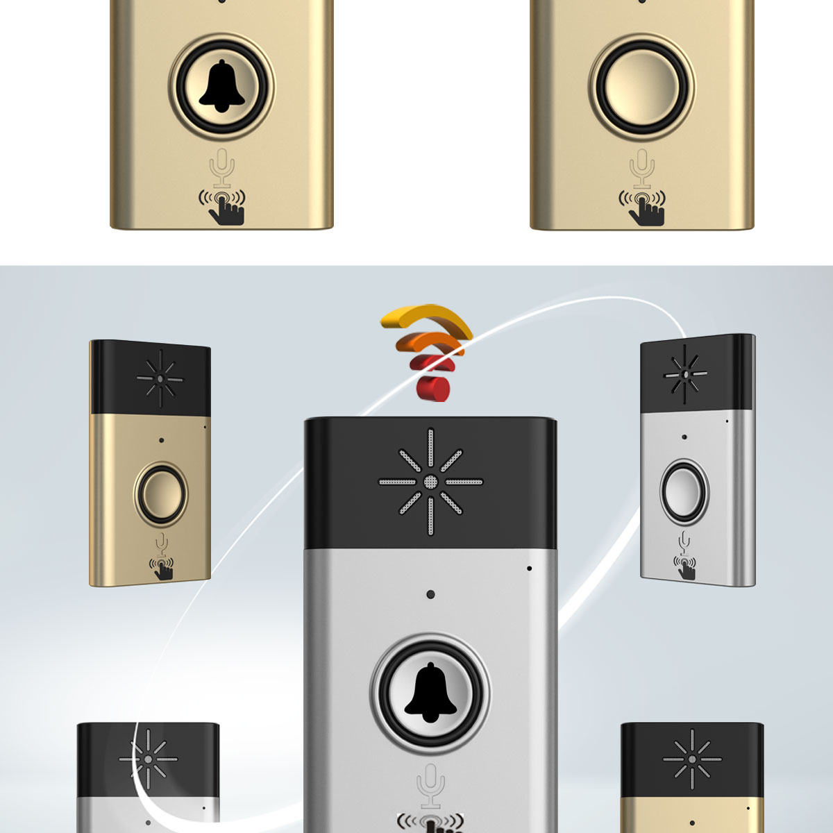 new arrival press to talk wireless door bell