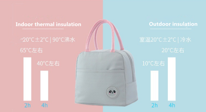 Factory price heat preservation lunch cooler bag waterproof insulate bag portable thermal tote bag for food delivery