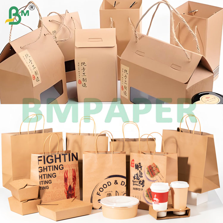 65-100G Wet Strength Kraft Paper for Durable Waterproof Packaging