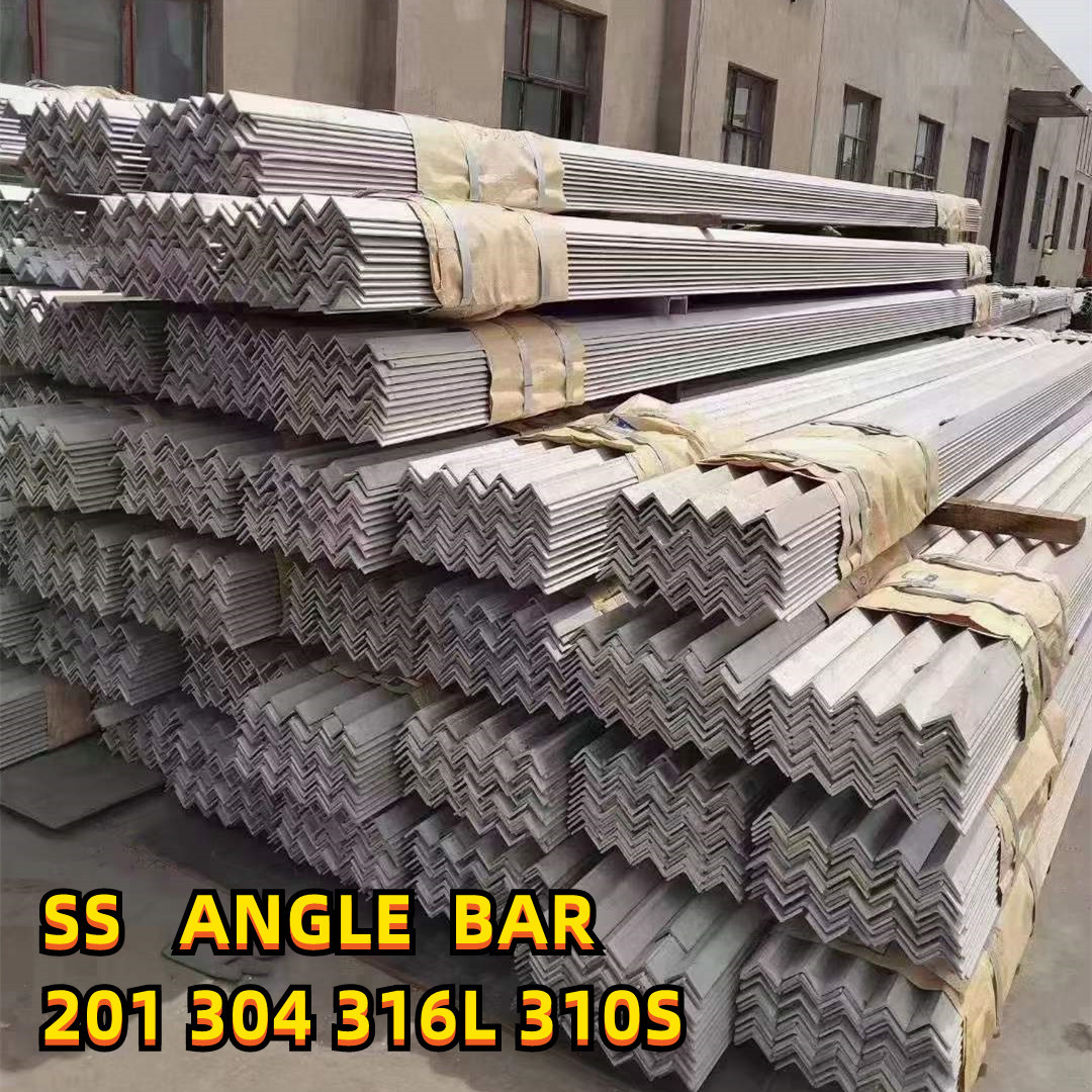 6m Length ASTM A276 201 304 316L Unequal Equal L Profiles Stainless Steel Angle Bar