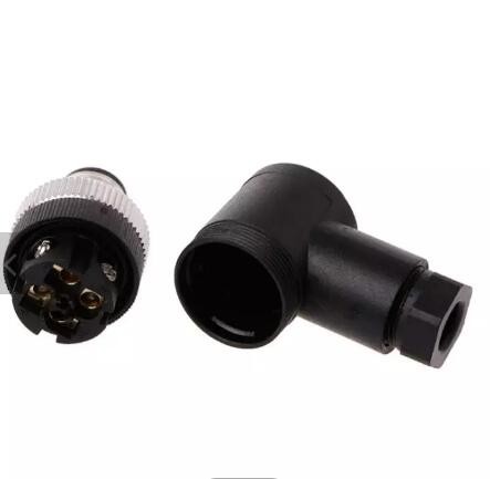 IP67 4 5 8 Pin Male Female Straight Right Angle AISG Connector Threaded Coupling