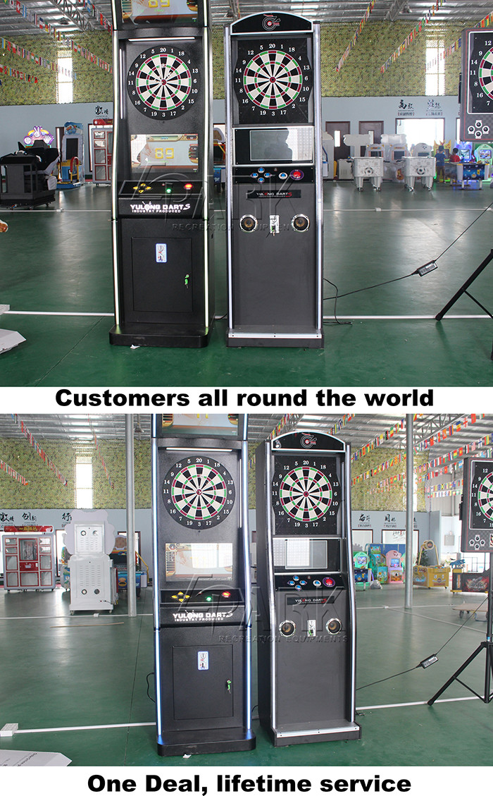 Entertainment Coin Operated Arcade Machines For Club / Electronic Dart Machine