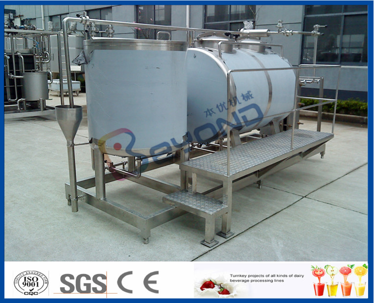 500L/800L/1000LPH Small Conjunct Type Cleaning In Place machine/CIP Cleaning System for equipment washing