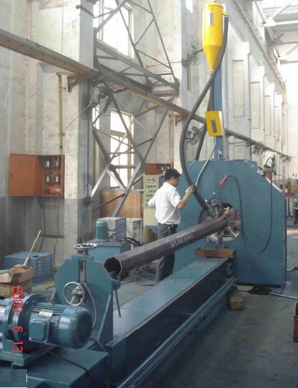 16m Length Autotmatic Welding Light Pole Production Line 4KW AC Motor