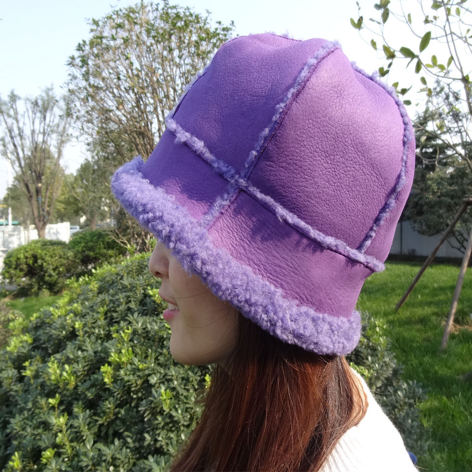 Adult Size Merino Wool Hat , Winter Trooper Hat Customized Color Eco - Friendly