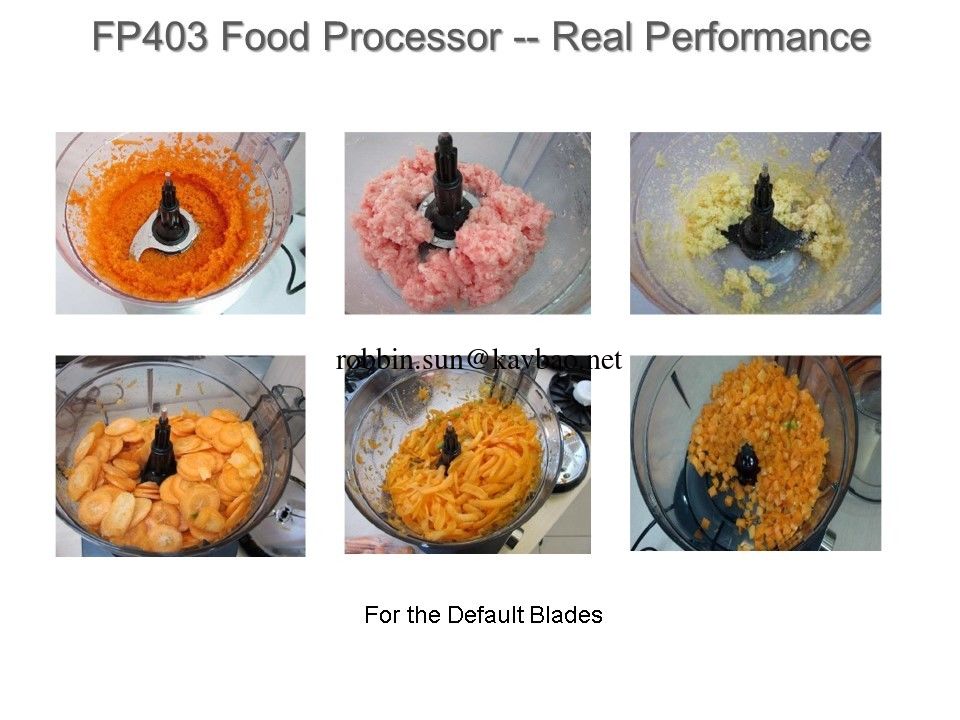 FP403 Multi Electric Food processor With Stainless Steel Blade and Blades Drawer