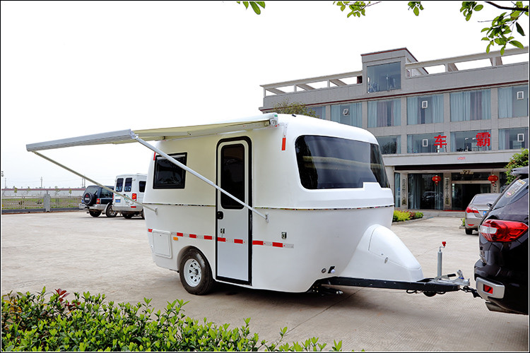 Easy Towing Camper Van Trailer , Compact Lightweight Rv Trailers With Awning