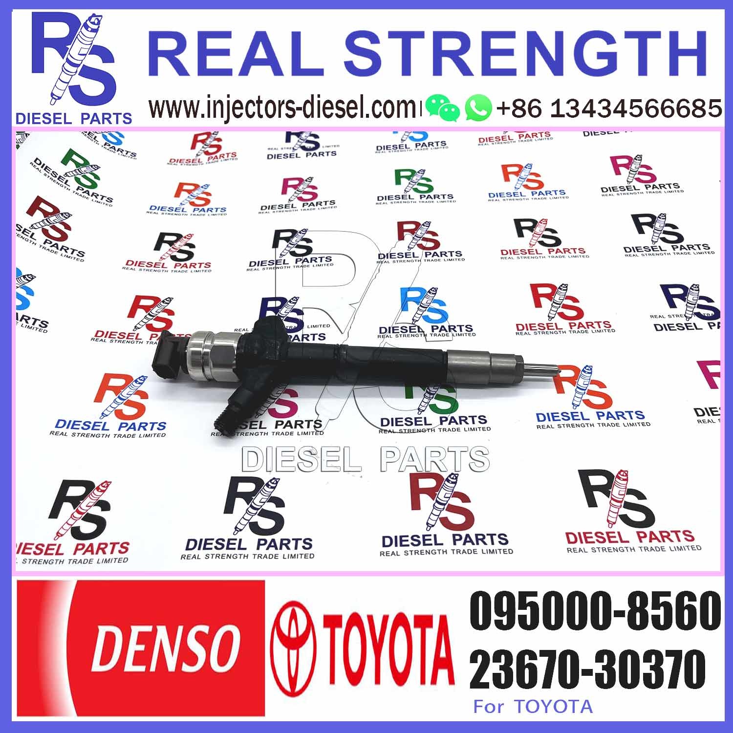 NINE Brand 100% Tested Common Rail Injector 095000-8560 Fuel Injector 095000-8560