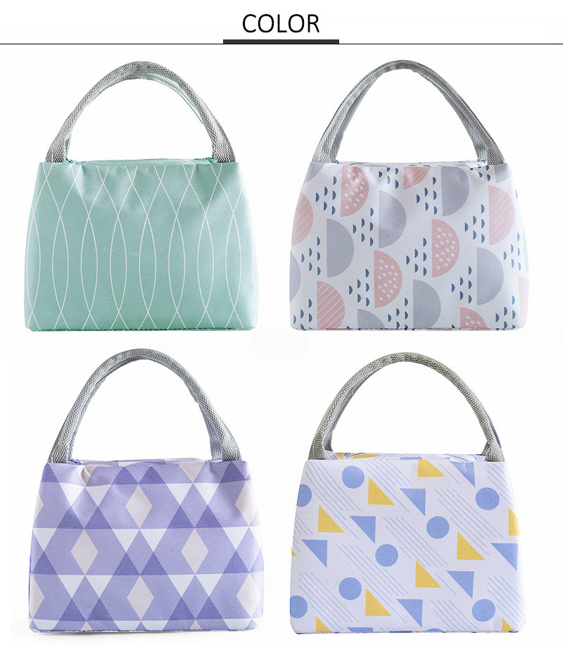 Stylish Polyester Cooler Tote Women Insulated Lunch Cooler Bags