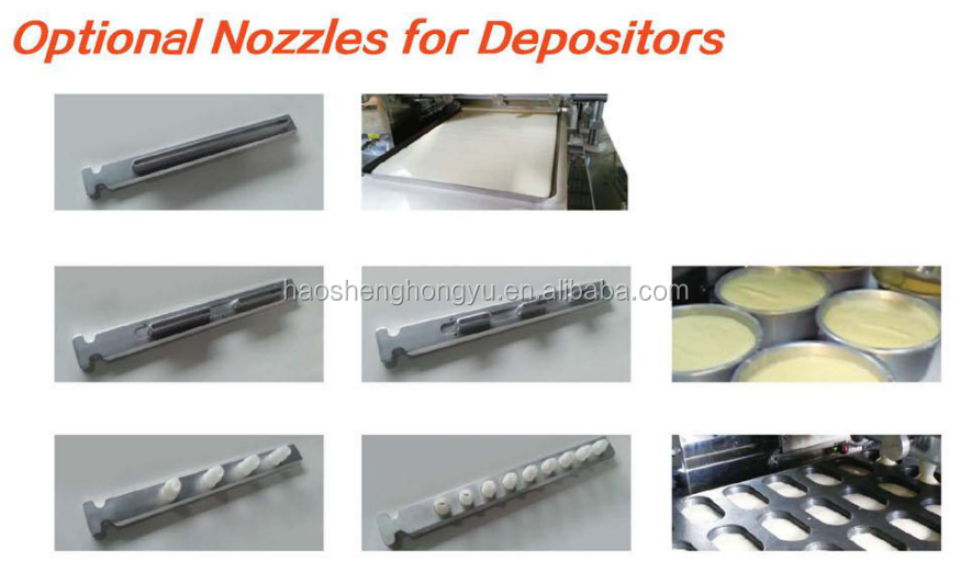 Commercial Butter Cookie Cup Cake Depositor 3KW For Snack Food Factory