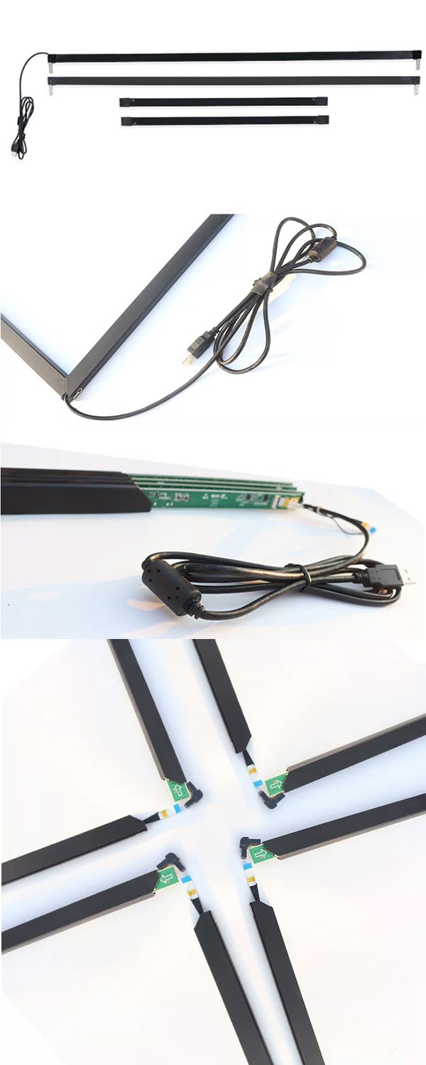 Customized 65 32 Touch Screen Overlay Ir Touch Screen Frame Overlay For Interactive Screen