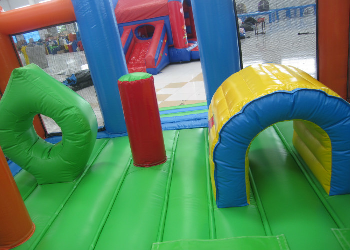 Cheap price inflatable crazy bird combo house commercial inflatable crazy bird jumping castle with slide on sale