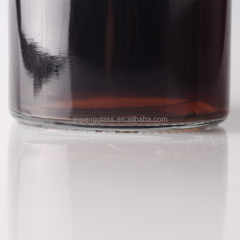 Customized Round Glass Bottle 500ml 750ml with Cork Cap and Customized Logo