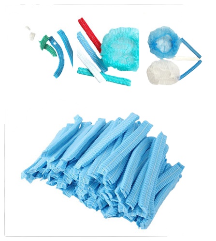 Disposable Non woven ,Mob Caps elastic Free Size,Cosmetics, Beauty, Kitchen, Cooking, Home Industries, Hospital
