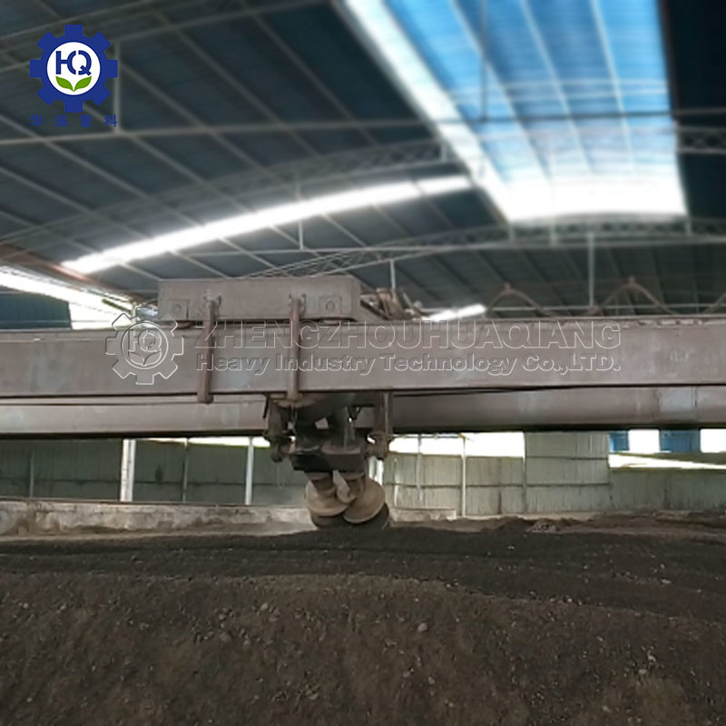 Working Width 6-12m Double Screw Fermentation Groove Compost Fertilizer Making Machine
