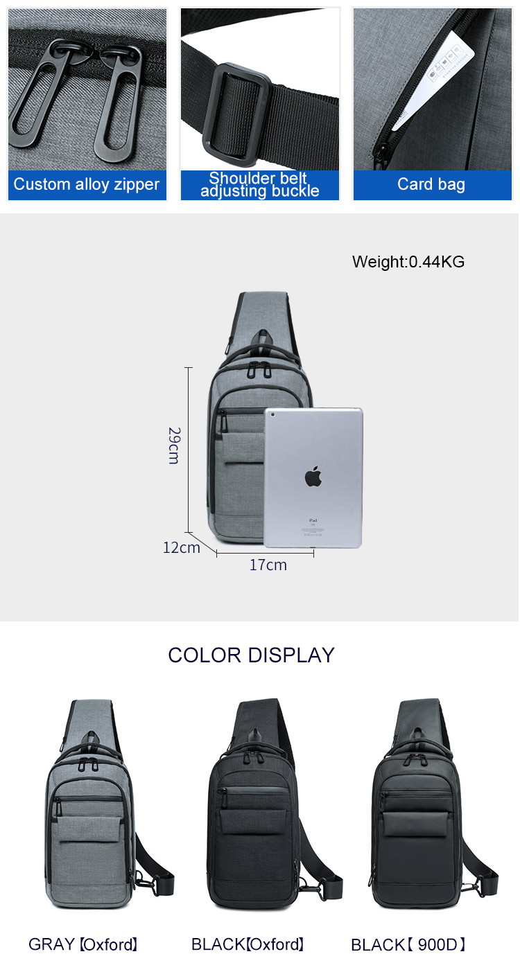 Fashionable Waterproof 900D Single Strap Backpack Single Strap Backpack OEM ODM