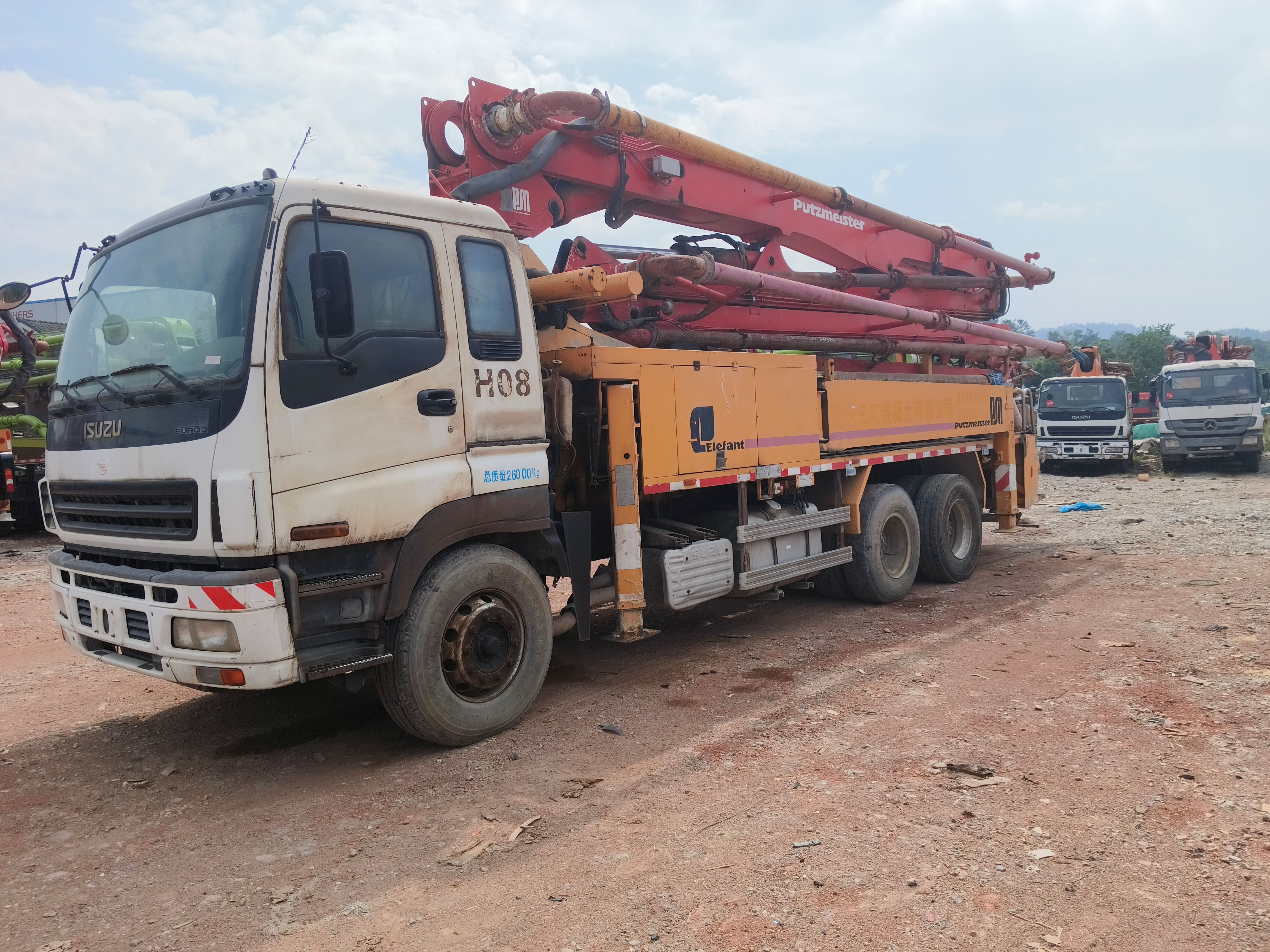 2013 Putzmeister 38m Concrete Pump On ISUZU Chassis In Stock With Basic Maintenance In Excellent Working Condition