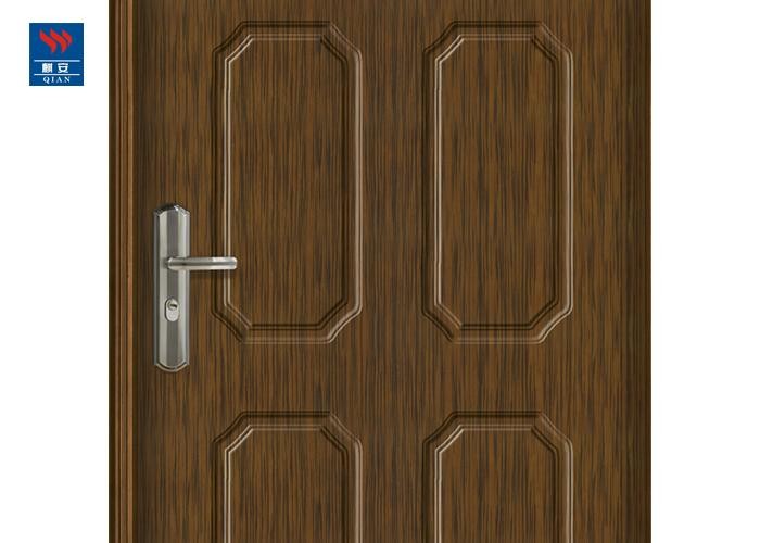 BS EN Swing Entry Fireproof Aluminum Steel Security Front Door