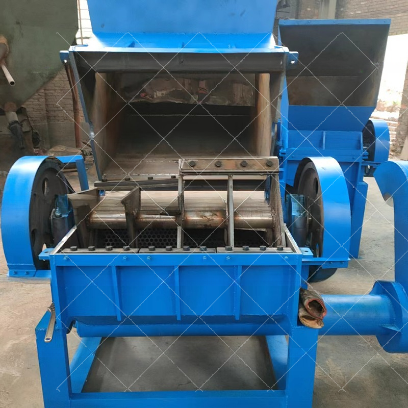 22kW Power Small Tire Waste Plastic Crusher Shredder Design in Building Material Shops