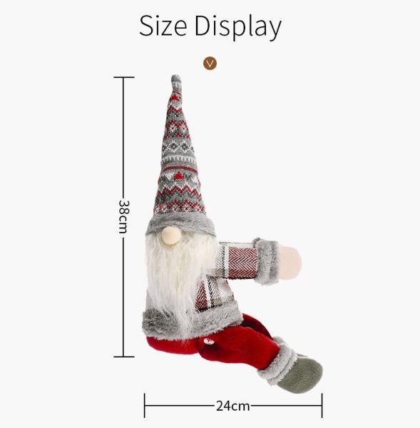 Quality 2pcs Non - Woven Fabrics Tieback Curtain Buckle For Christmas Decoration for sale