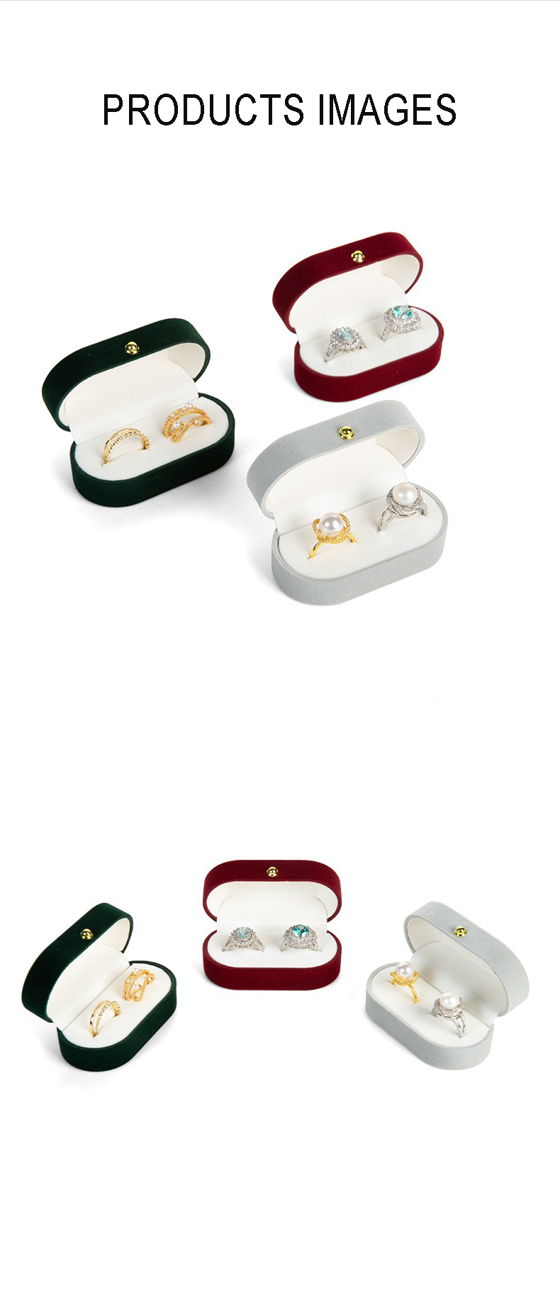 Custom Logo Jewelry Packaging Case Earring Packaging Box Eco friendly
