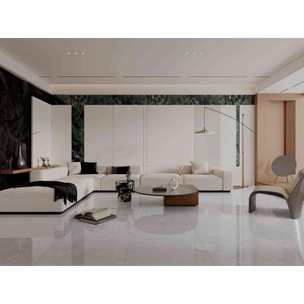 800x800mm Gray Polished Glazed Porcelain Tiles for Indoor Floors