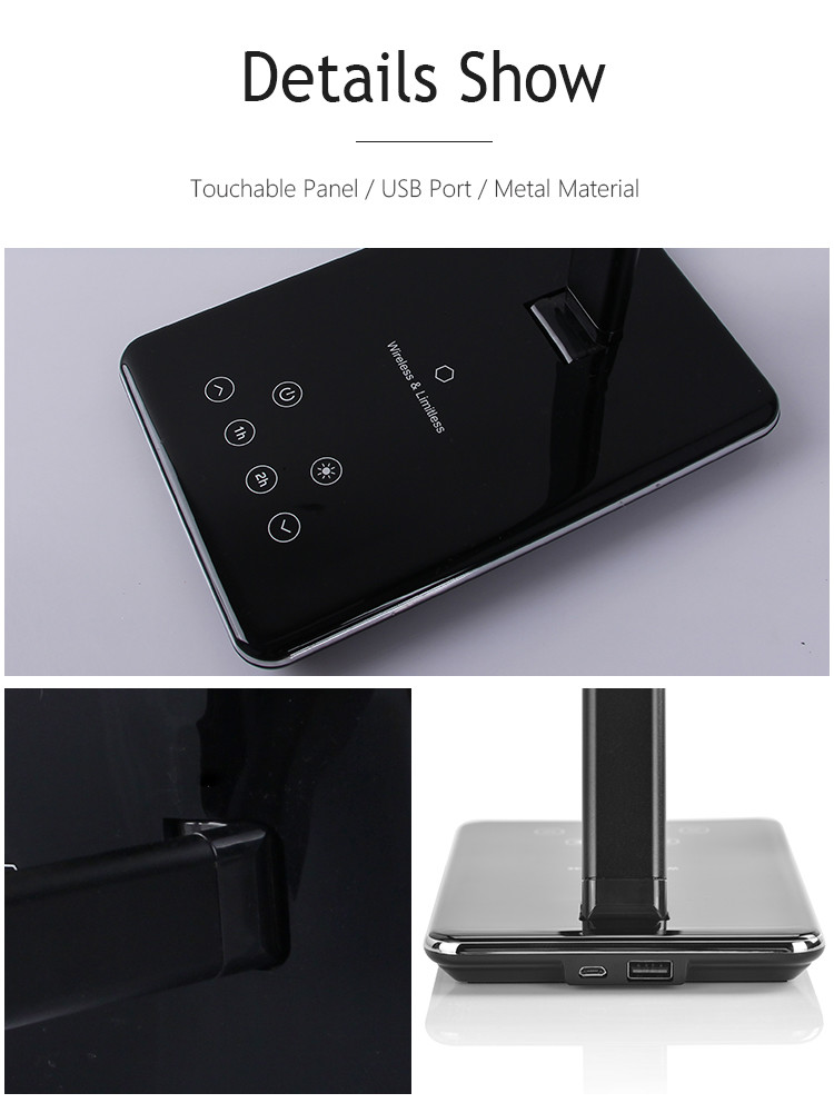 4 Brightness Eye Caring Foldable Wireless Charging Pad 5w