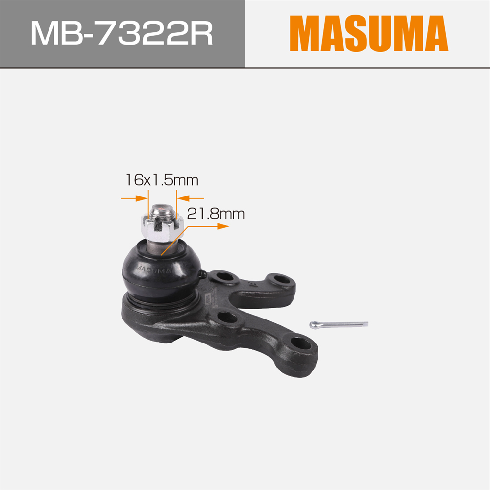 MASUMA Auto Suspension Systems Ball Joint MB527352 for MITSUBISHI DELICA P23V and Durable