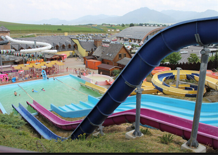 Commercial Adult High Speed Body Water Slide Anti - Ultraviolet