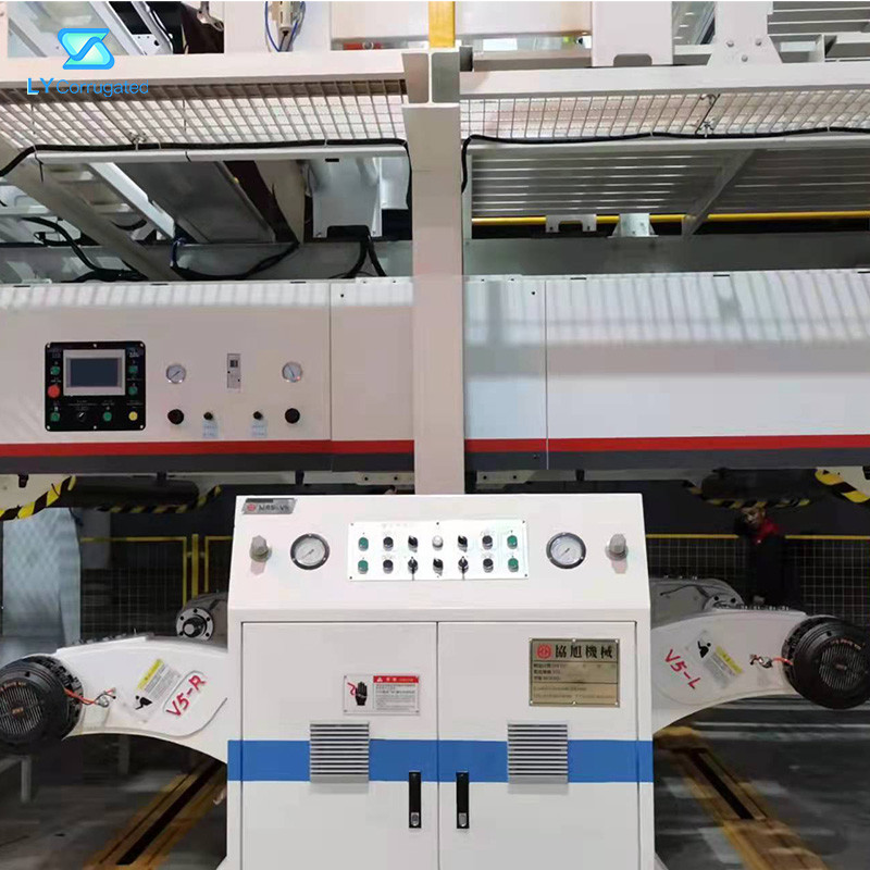 Laser Detection 3 Ply Automatic Corrugated Box Plant Innov450 Model
