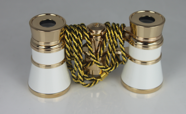 28mm Optics 3X25 Binoculars Opera Glasses Antique Style Telescope With Handle