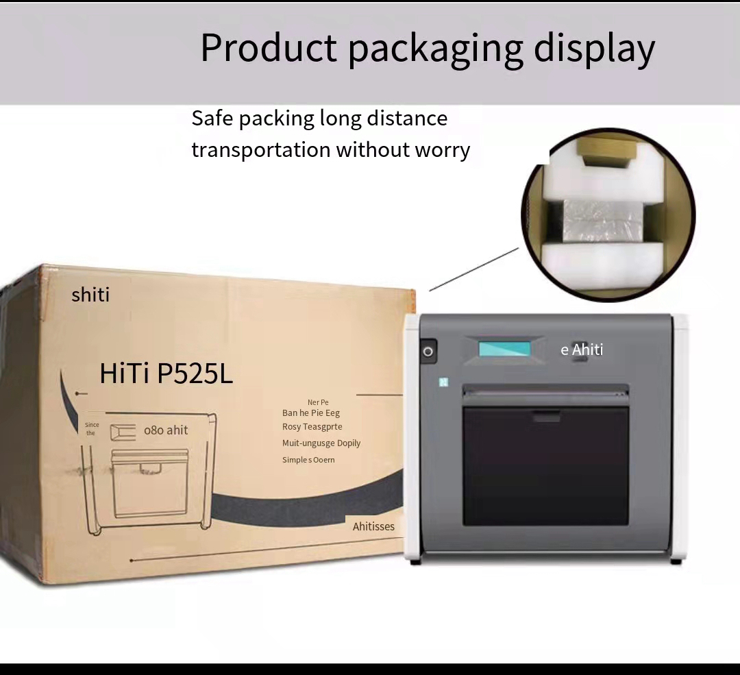 Black Print Speed of 1 P525L Hiti Photo Printer for Dye Sublimation Photo Printing