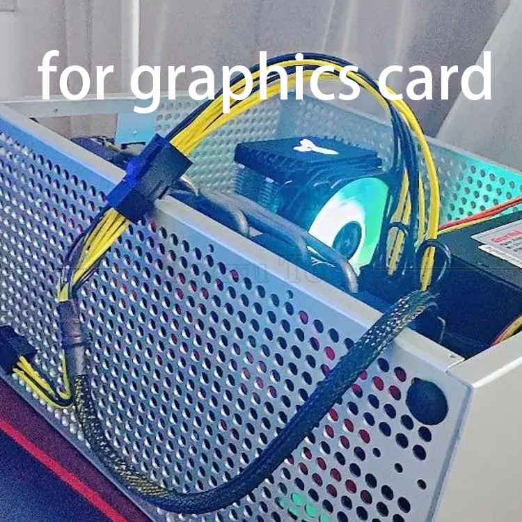18AWG Pure Cooper Splitter 6 PIN Female to Dual 8 PIN 6+2 Male PCI Express PCIe Cable for GPU Graphics Cards