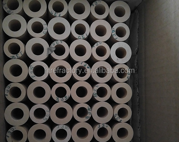 Steel Furnace Zirconia Insert Nozzle 50MPa Cold Crushing Strength for Tundish Nozzle