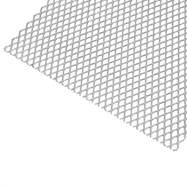 Architectural Interior Partitions Barriers 0.1mm Galvanized Expanded Metal Sheet