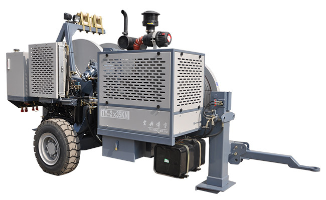 77kw Water Cooling Power Line Stringing Equipment Hydraulic Cable Tensioner