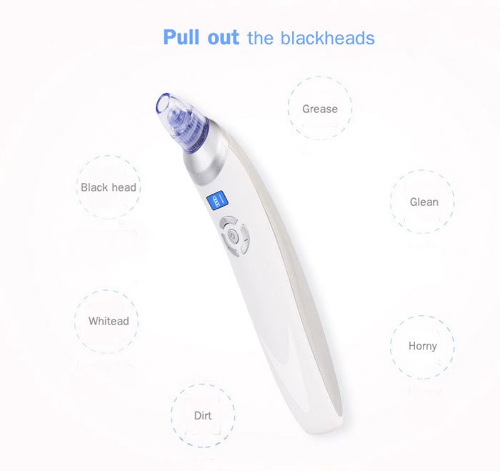 Low Noise Electric Blackhead Remover Blackhead Extractor Tool Fast Charging