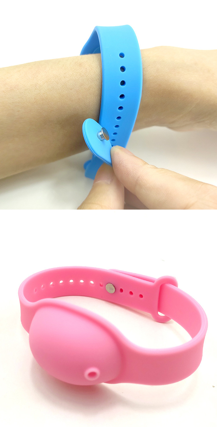 NEW Top Selling Silicone Hand Wristband Automatic Sanitizer Dispenser Bracelet