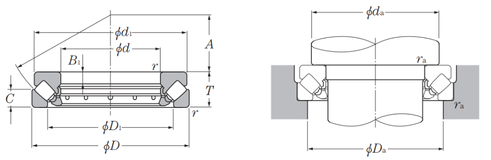 NTN roller bearing thrust spherical roller bearing 29412 29412E 29412M