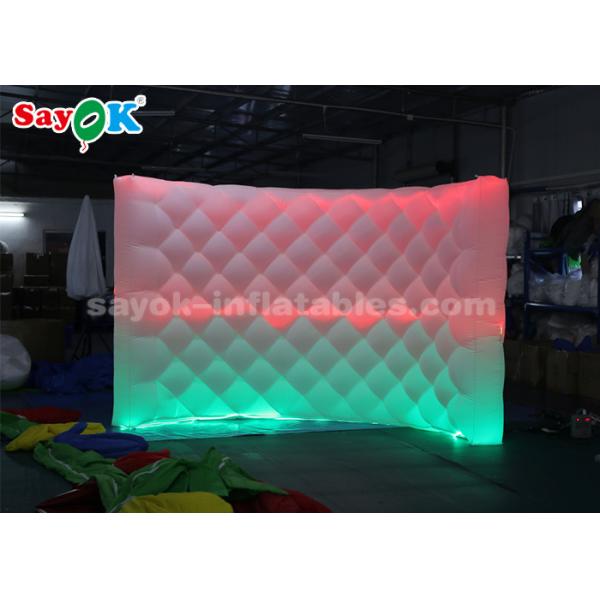 Inflatable Photo Studio Attractive Inflatable LED Photo Booth Backdrop Wall With Remote Control