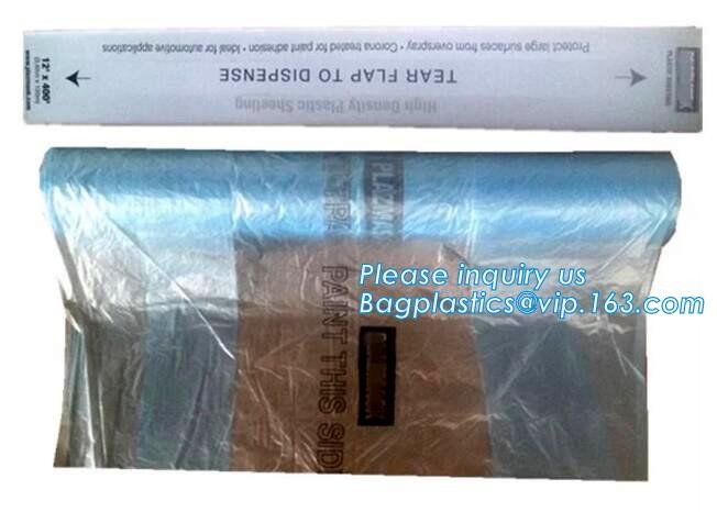 heavy-duty all purpose absorbent printed 6ft dropped,paint plastic drop cloth used for family, wholesale plastic drop cl