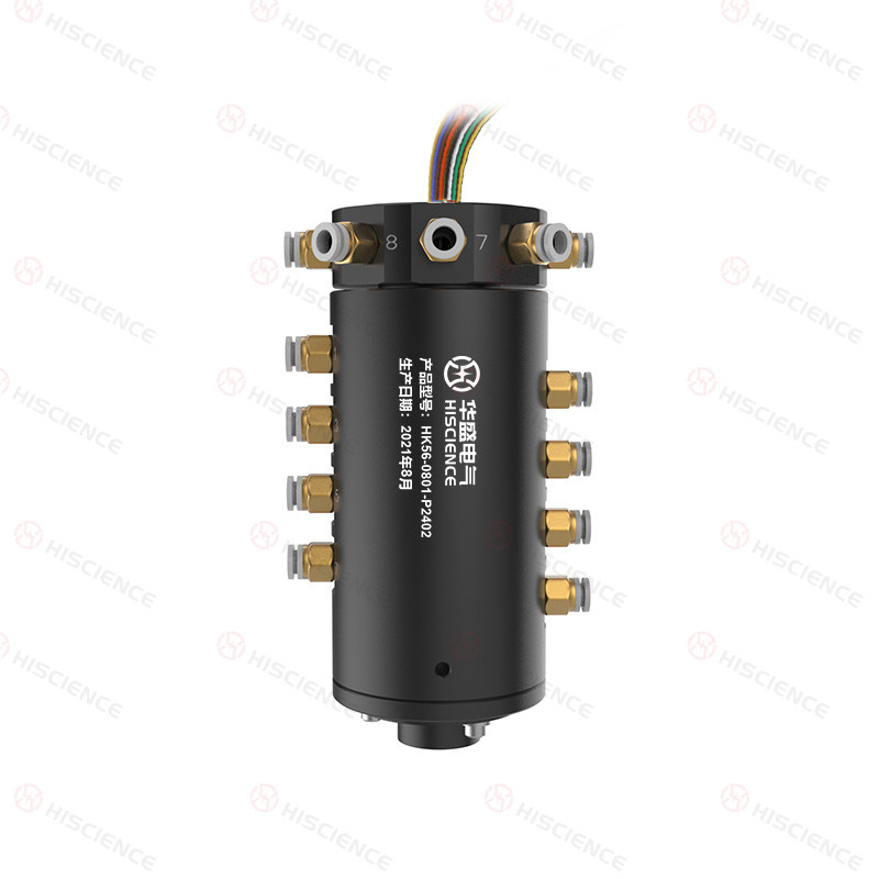 Buy cheap 8 Passages 24 Circuits 2A Ethernet Rotary Joint For Converting Machinery product