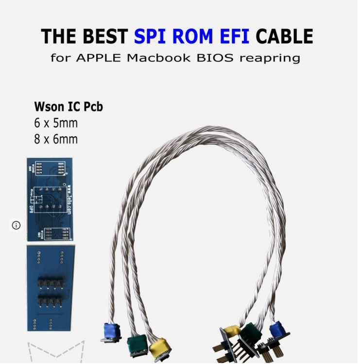 APPLE BIOS EFI SAM CABLES FOR APPLE MACBOOK BIOS REPAIRING TOOLS