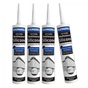 Buy cheap Fireproof High Temp Silicone Caulk Sealant Adhesive For Crack product