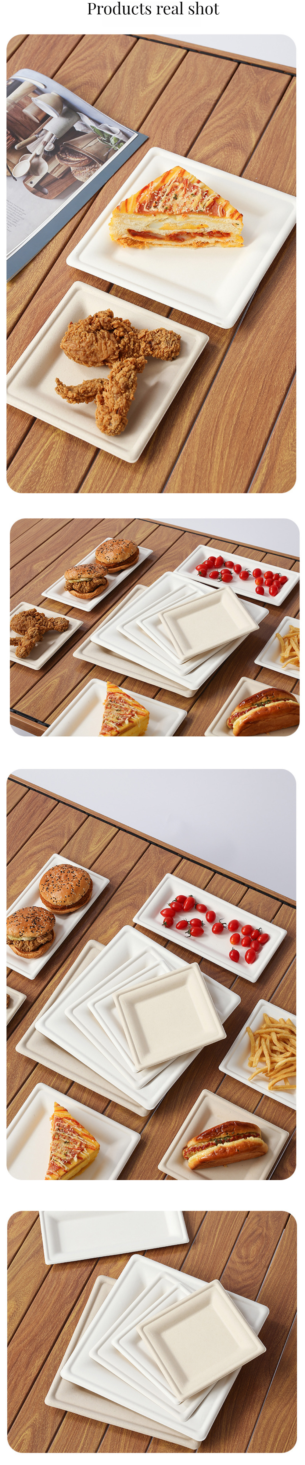 Upgrade Your Dining Experience with Biodegradable Bagasse Disposable Dinnerware Set
