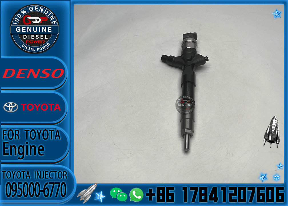 New Fuel Injectors Nozzle 095000-7040 095000-6770 23670-39145 23670-30150 for Toyota Hiace 2.5 D4D HILUX 2KD-FTV Engine